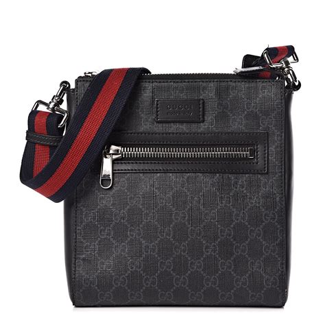 gg supreme small messenger bag|gucci gg black messenger bag.